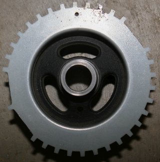 2006 Mazda 3 Trigger Pulse Wheel Cut and Welded 1