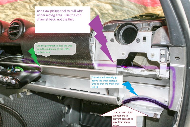 Dash Wiring Routing