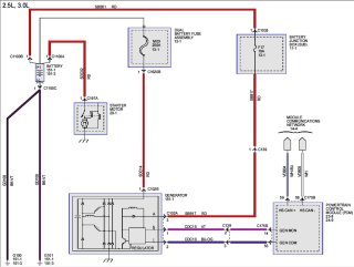 2001 Ford Fusion Alternator Schematic