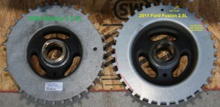 2006 Mazda 3 Trigger Pulse Wheel Comparison